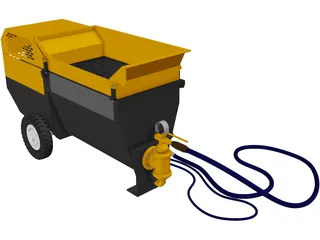 Turbosol Water Pump 3D Model preview