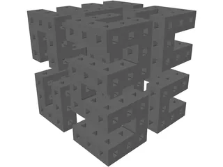 Hilbert Cube 3D Model preview