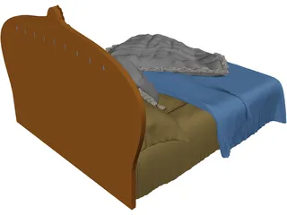 Bed 3D Model preview