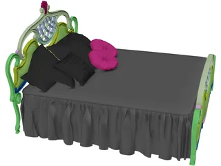 Bed 3D Model preview