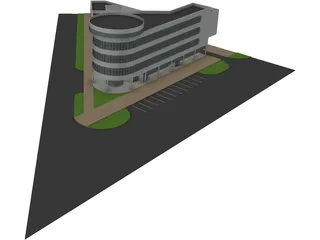 Cafe Complex 3D Model preview