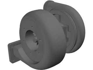 Turbo T06 3D Model preview