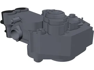 KTM 505 XC Engine 3D Model preview