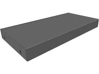LG DVD 3D Model preview