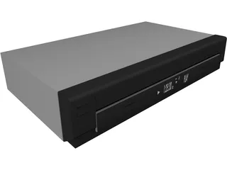Panasonic DVD 3D Model preview