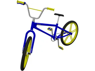 BMX Bike 3D Model preview