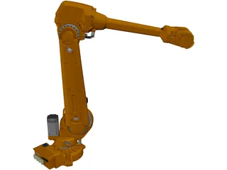 ABB IRB4600 Indistrial Robot 3D Model preview