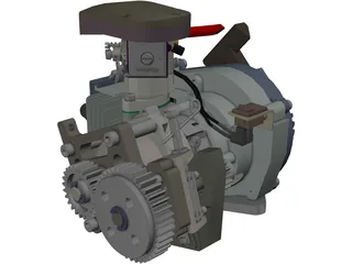 Modellsport Solo Engine 3D Model preview