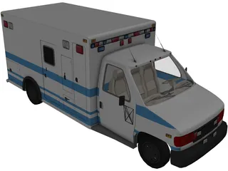 Ambulance 3D Model preview