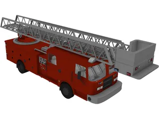 Firetruck 3D Model preview