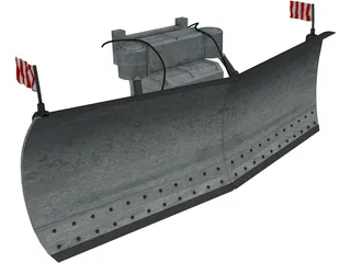 Snow Plow 3D Model preview