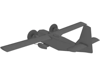 Australian GAF N22 Nomad 3D Model preview