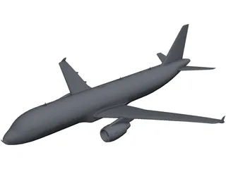 Airbus A320 3D Model preview