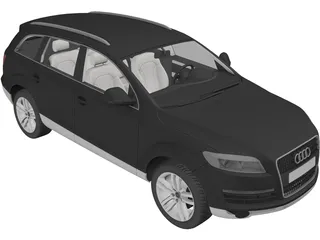 Audi Q7 (2008) 3D Model preview