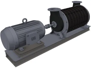 HSI Centrifugal Blower 3D Model preview