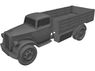 Opel Blitz 3D Model preview