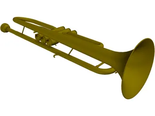 Trumpet 3D Model preview