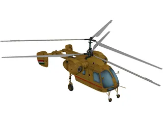 Kamov Ka-26 3D Model preview