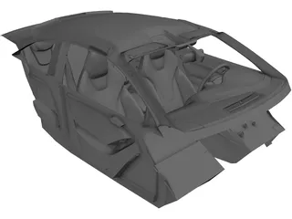 Interior Audi S5 (2010) 3D Model preview