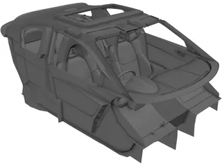 Interior Mazda RX8 (2004) 3D Model preview