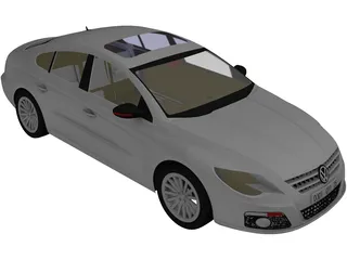 Volkswagen Passat (2010) 3D Model preview