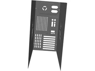 Computer Case 3D Model preview