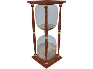 Hourglass 3D Model preview