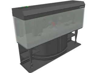 Aquarium 3D Model preview