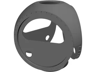 Rotor Hub for Wind Turbine 3D Model preview