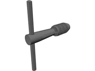 Chuck Tap Wrench 3D Model preview