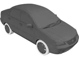 Suzuki Liana Sedan (2010) 3D Model preview