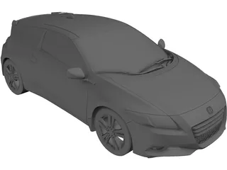 Honda CR-Z (2010) 3D Model preview