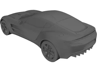 Aston Martin One-77 3D Model preview