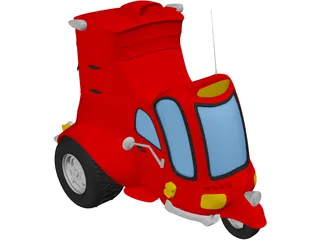 Tuc-Tuc 3D Model preview