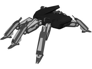 Mecha Spider 3D Model preview