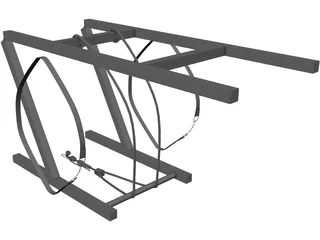 Liferaft Holder 3D Model preview