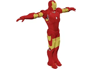 Iron Man 3D Model preview