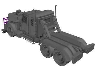 Peterbilt 359 Monster 3D Model preview