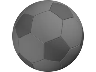 Soccer Ball 3D Model preview