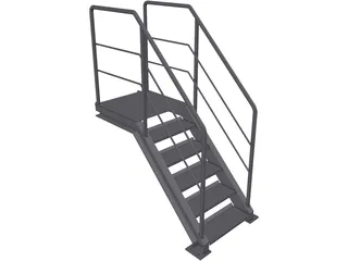 Ladder 3D Model preview