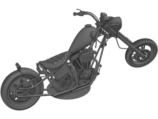 Harley-Davidson 3D Model preview
