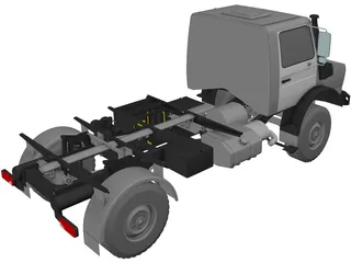 Mercedes-Benz Unimog 4000 3D Model preview