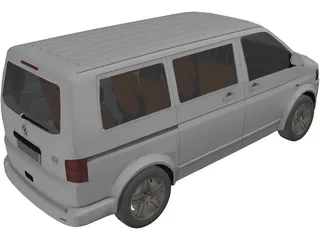 Volkswagen Multivan 3D Model preview