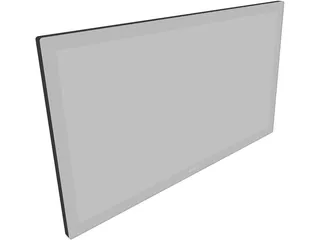 Sony LCD TV 3D Model preview