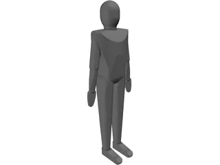 Maniqui 1.76 m 3D Model preview