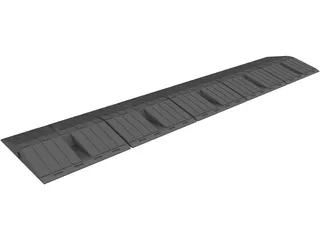 Speed Bump 3D Model preview