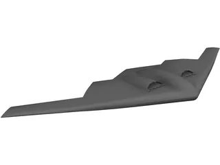 B2 Stealth Bomber 3D Model preview