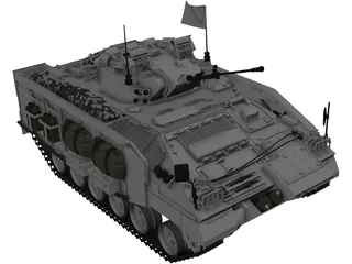 Warrior MCV UN 3D Model preview
