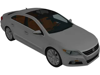 Volkswagen Passat CC 3D Model preview