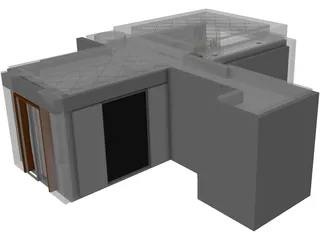 Arab-Style Living Room 3D Model preview